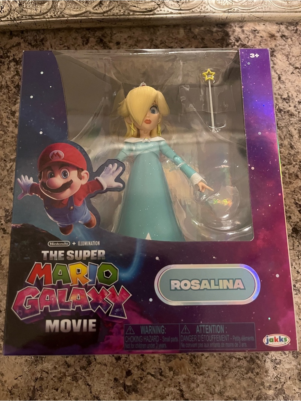 Nintendo Super Mario World Rosalina Figure in Light Blue & Brand New Sealed Toy - Picture 2 of 12